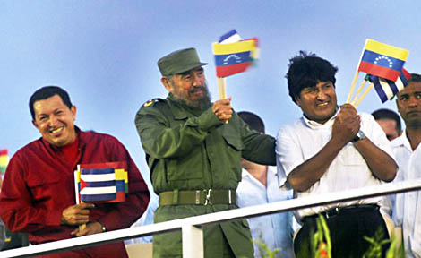 Fidel, Morales, Chávez