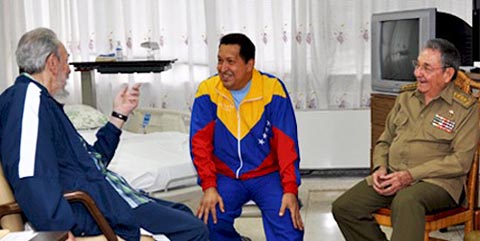 Chavez, Fidel, Raul