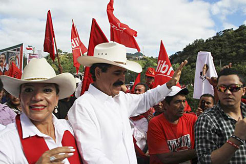 Från valrörelsen i Honduras