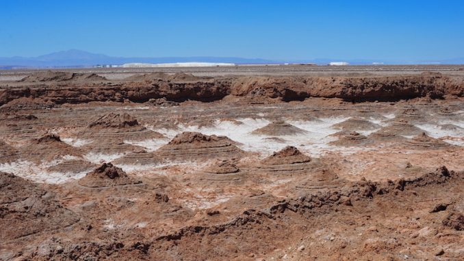 Atacama saltslätt litiumutvinning
