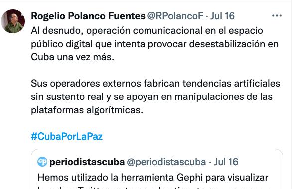 Tweet Rogelio Polanco