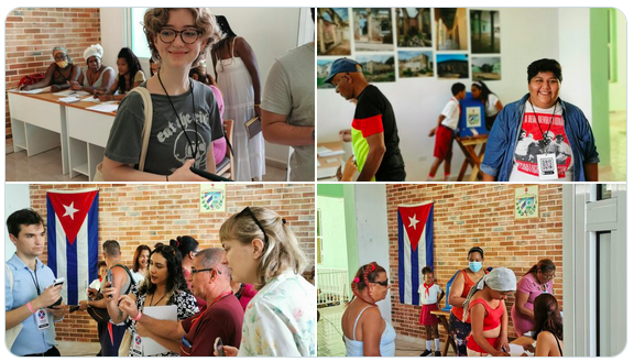 val på Kuba foto: twitter @ArzuagaReyes