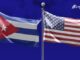 Flaggor Kuba & USA