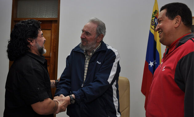 Maradona, Fidel och Chávez 2013