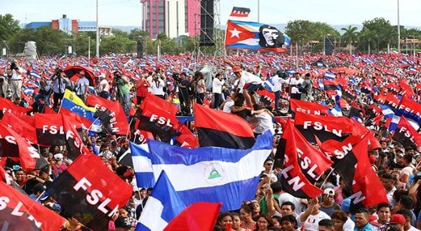 Nicaragua, FSLN, demo,